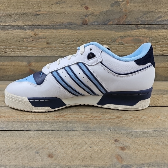 adidas Originals Men's Rivalry Low 86 Shoes White/Shadow Blue/Navy NIB - Picture 7 of 12